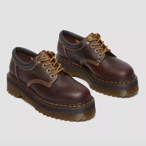 doc martens 8053 arc crazy horse leather platform shoes